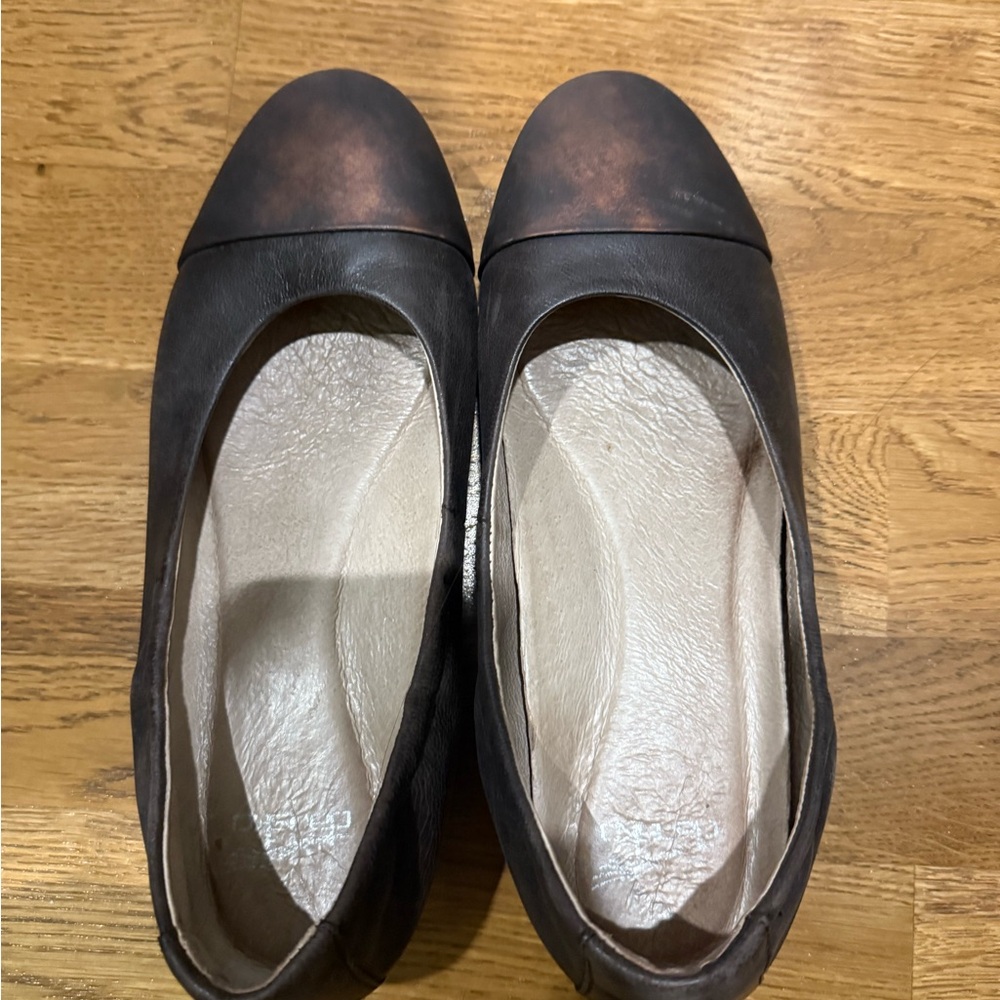 Dansko brown flats